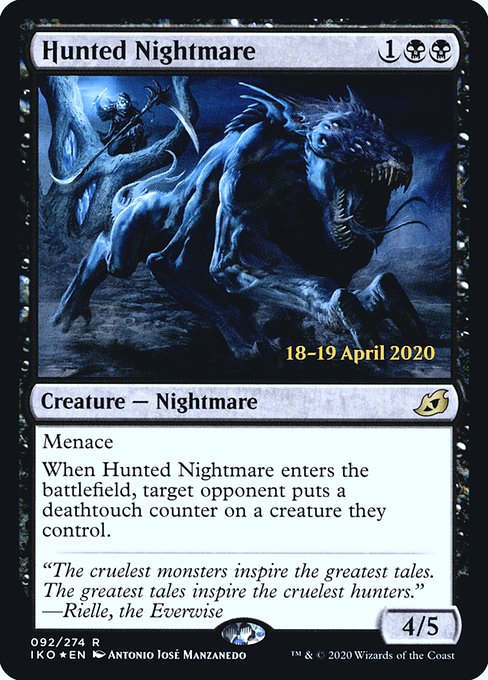 Hunted Nightmare - Foil - Prerelease Promo