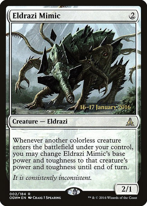 Eldrazi Mimic - Foil - Prerelease Promo