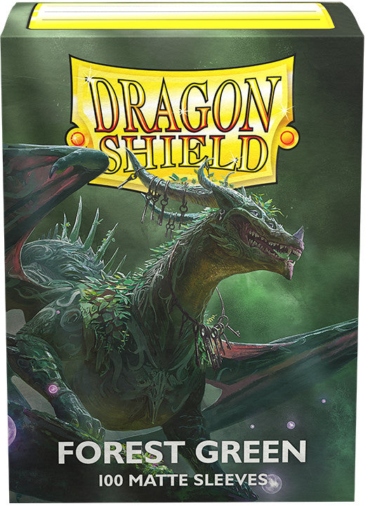 Dragon Shield - 63mm X 88mm - Standard Matte - Forest Green 100 ct.