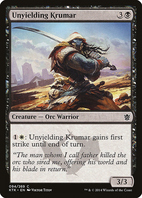 Unyielding Krumar - Foil