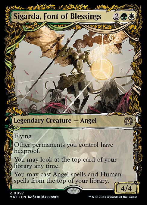 Sigarda, Font of Blessings - Foil