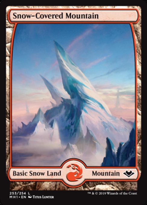 Snow-Covered Mountain - Full Art (253)