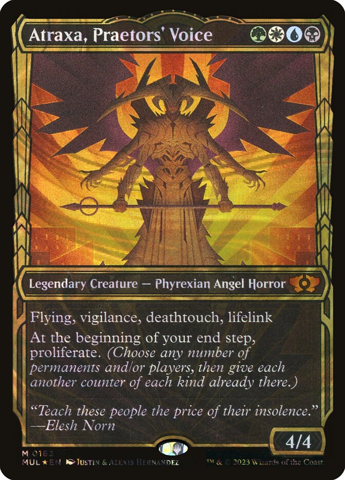 Atraxa, Praetors' Voice - Halo Foil