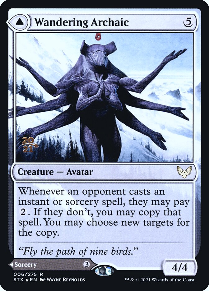 Wandering Archaic - Foil - Prerelease Promo