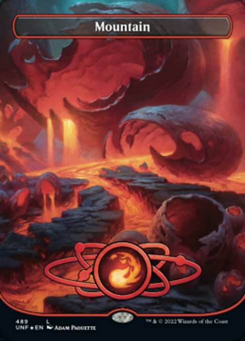 Mountain (489) - Full Art Galaxy Foil