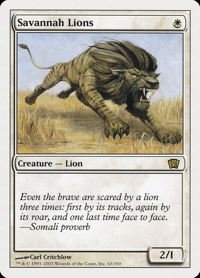 Savannah Lions - Foil