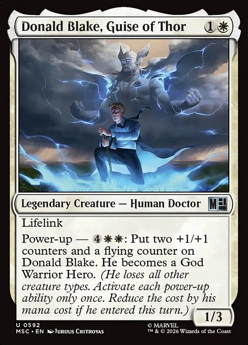 Donald Blake, Guise of Thor - Foil
