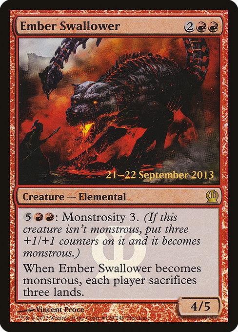 Ember Swallower - Foil - Prerelease Promo