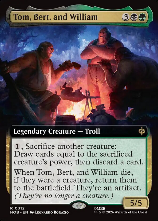 Tom, Bert, and William - Foil