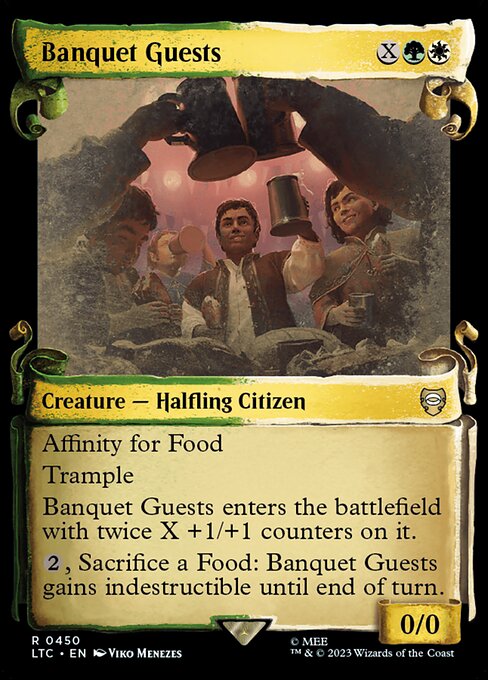 Banquet Guests - Silver Foil