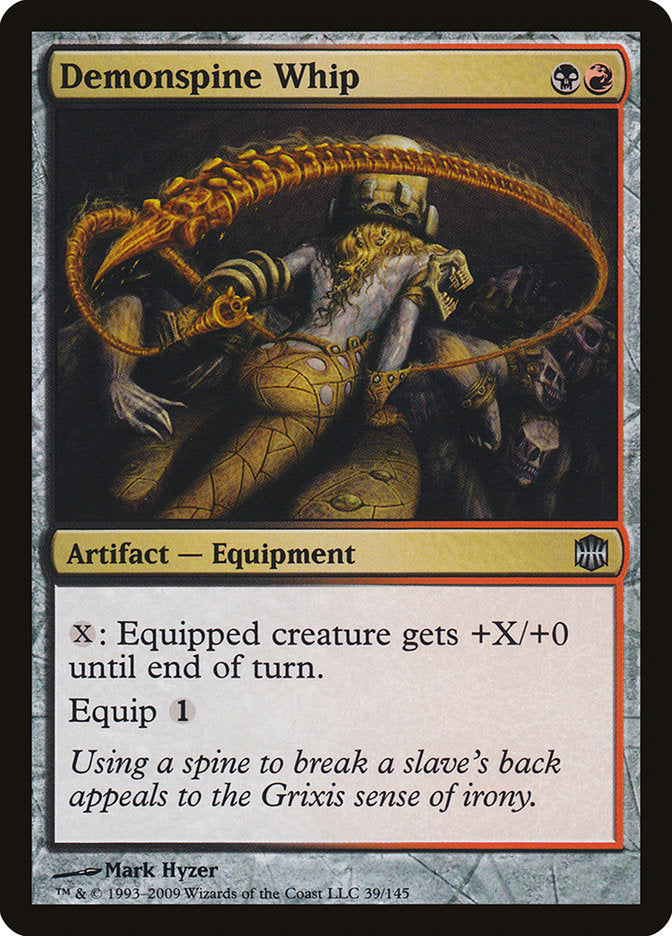 Demonspine Whip - Foil