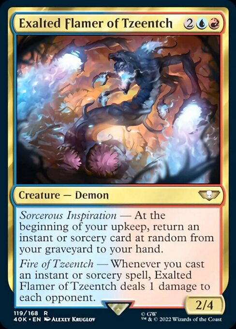 Exalted Flamer of Tzeentch - Surge Foil