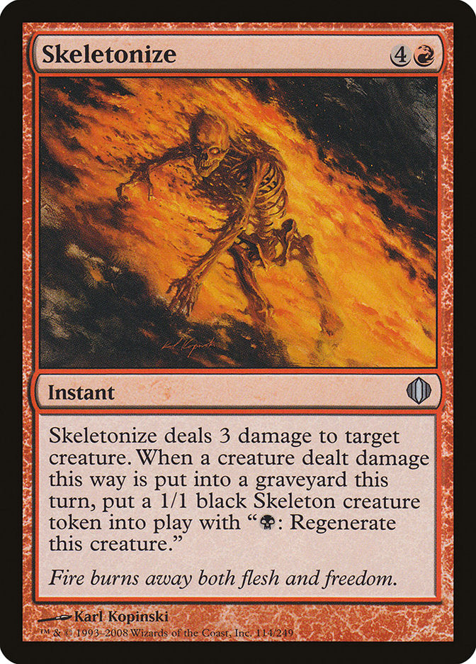 Skeletonize - Foil