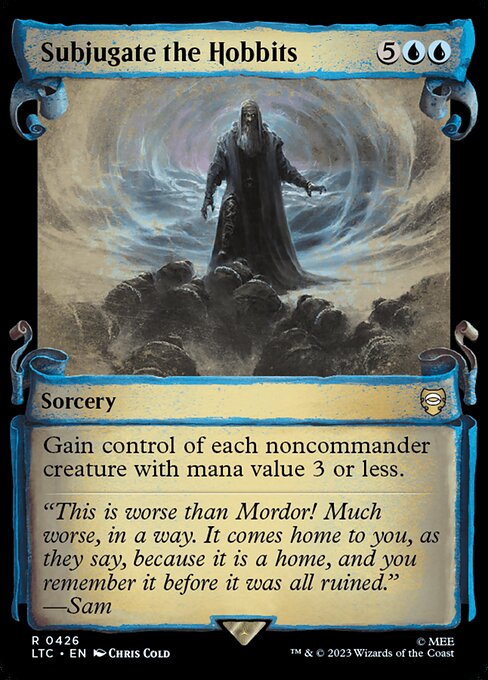 Subjugate the Hobbits - Silver Foil