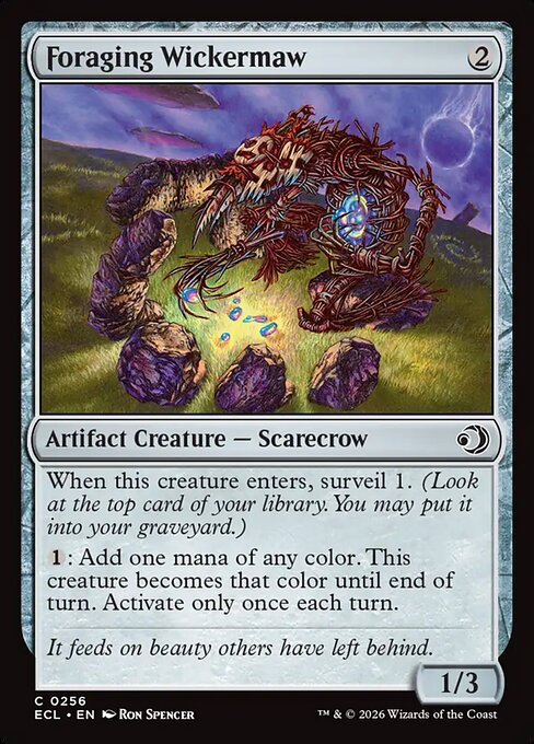 Foraging Wickermaw - Foil