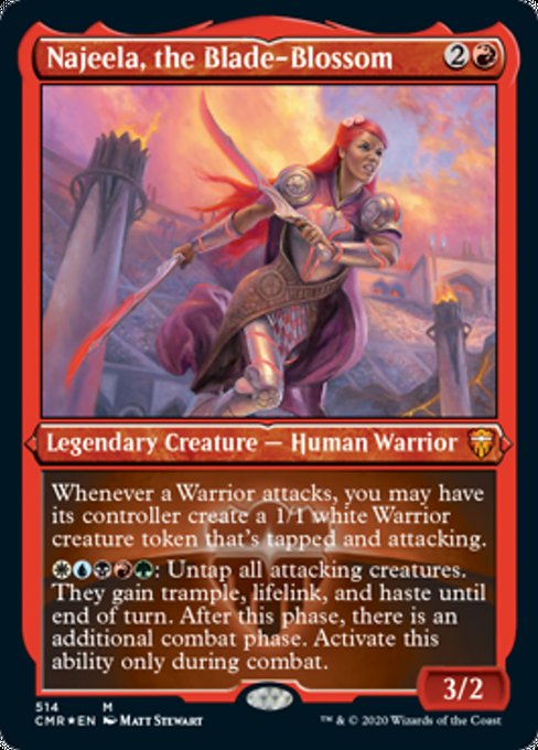 Najeela, the Blade-Blossom - Foil-Etched