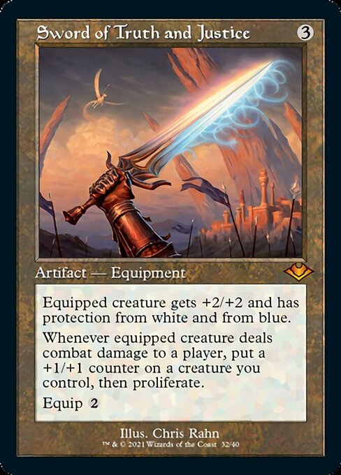 Sword of Truth and Justice - Foil-Etched