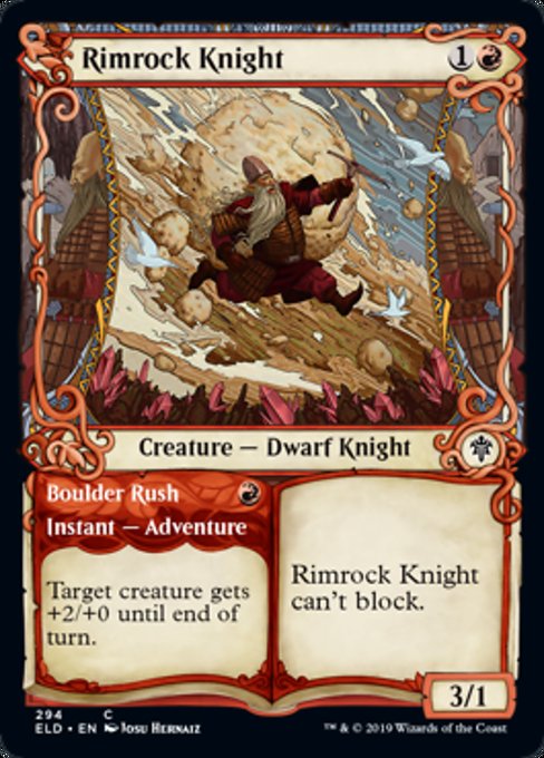 Rimrock Knight // Boulder Rush