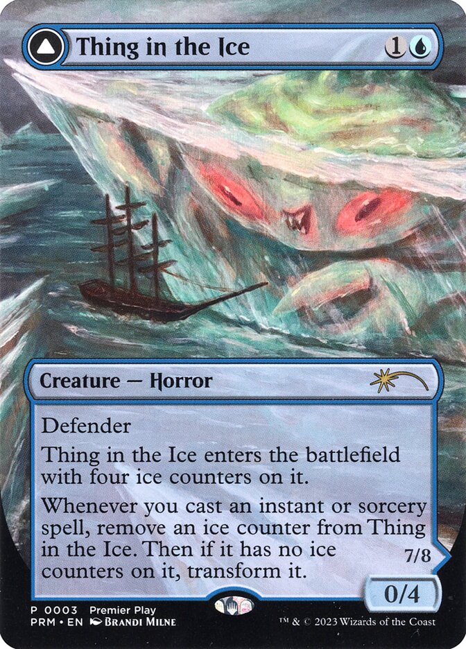 Thing in the Ice // Awoken Horror - Regional Championship Qualifier - Foil