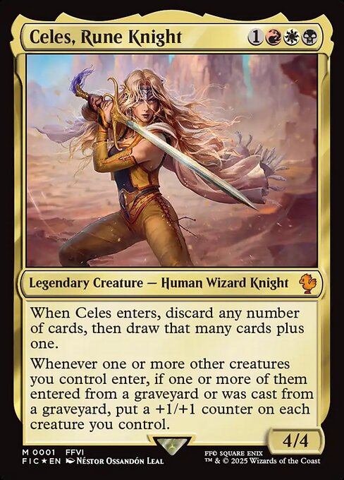 Celes, Rune Knight - Foil