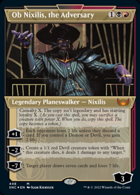 Ob Nixilis, the Adversary - Foil Etched
