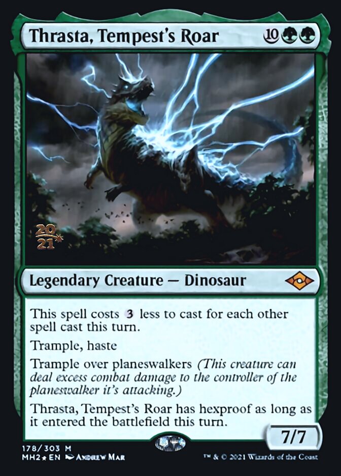 Thrasta, Tempest's Roar - Foil - Prerelease Promo