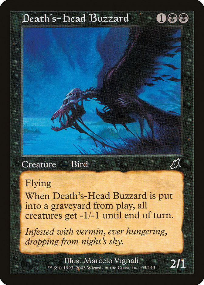 Death's-Head Buzzard - Foil