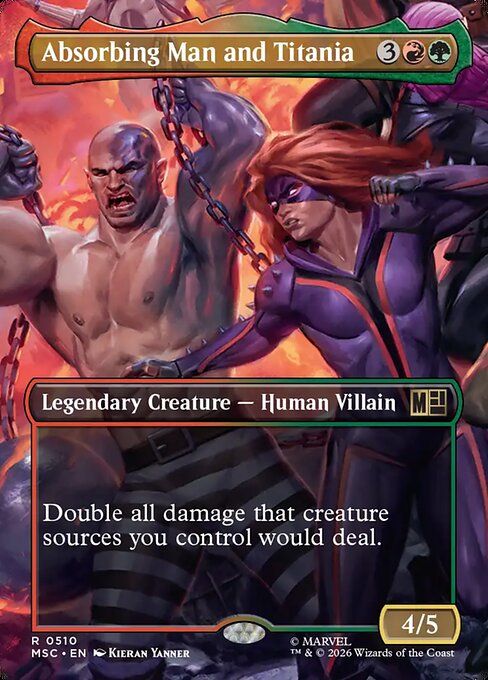 Absorbing Man and Titania - Foil