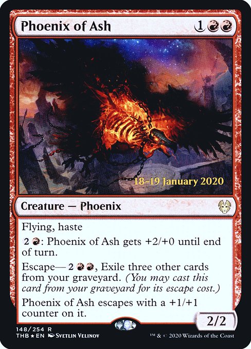 Phoenix of Ash - Foil - Prerelease Promo