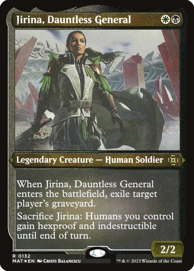Jirina, Dauntless General - Foil Etched
