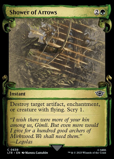 Shower of Arrows - Silver Foil