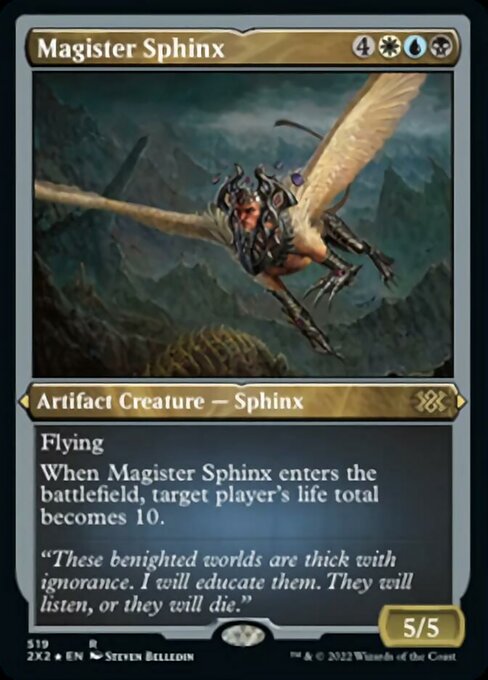 Magister Sphinx - Foil Etched