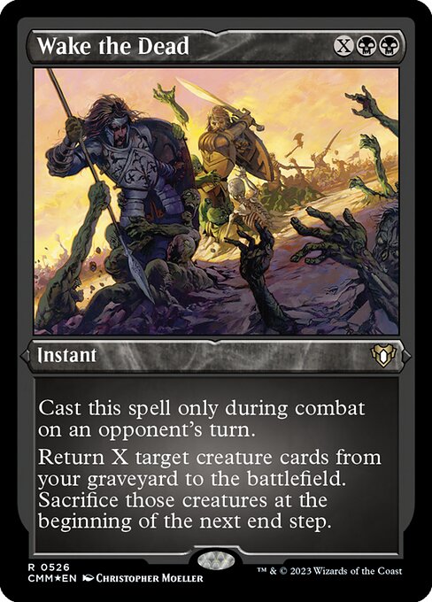 Wake the Dead - Foil-Etched