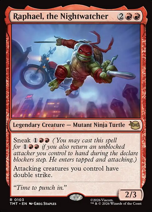 Raphael, the Nightwatcher - Foil