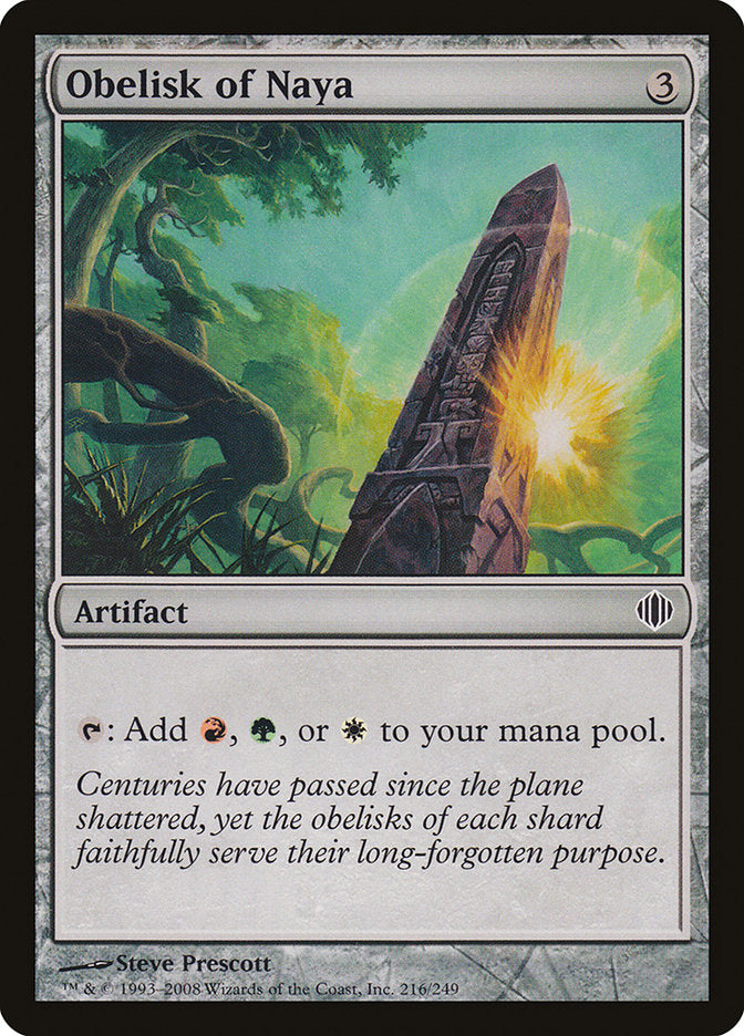 Obelisk of Naya - Foil