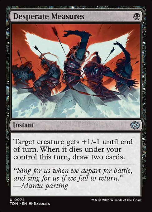 Desperate Measures - Foil