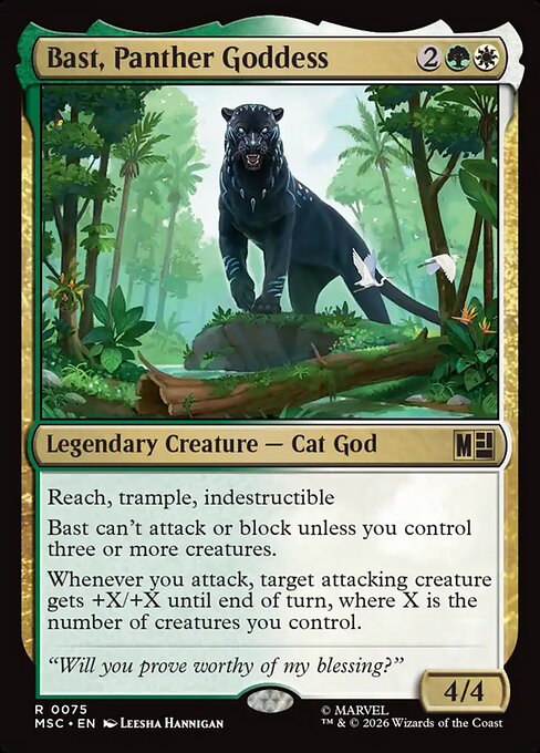 Bast, Panther Goddess - Surge Foil