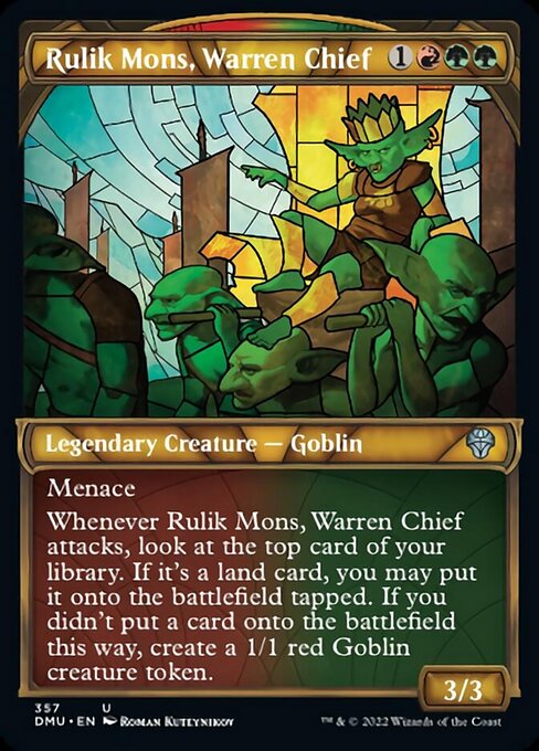 Rulik Mons, Warren Chief - Textured Foil