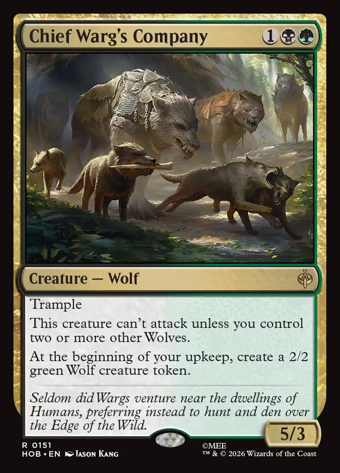 Chief Warg's Company - Foil