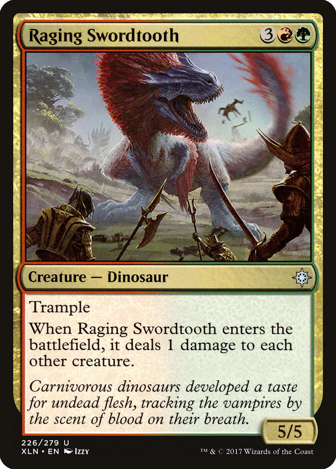 Raging Swordtooth - Foil