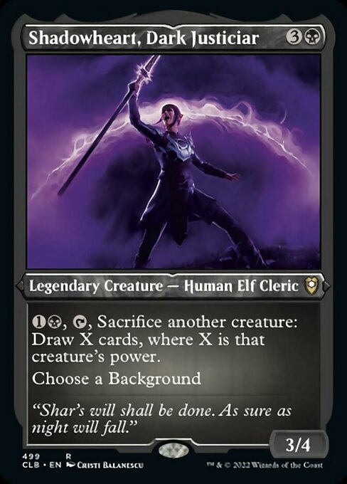 Shadowheart, Dark Justiciar - Foil-Etched
