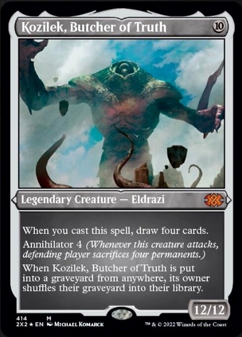 Kozilek, Butcher of Truth - Foil Etched