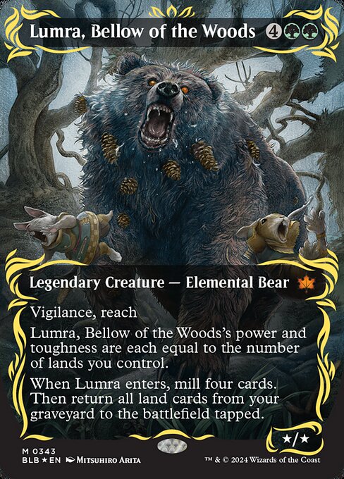 Lumra, Bellow of the Woods - Raised Foil