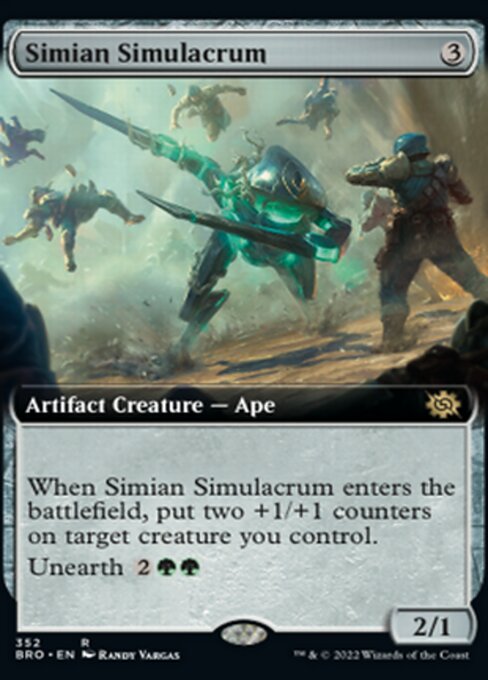 Simian Simulacrum - Foil