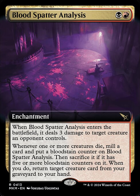 Blood Spatter Analysis - Foil