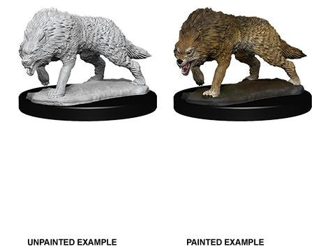 Pathfinder Battles Unpainted Minis - Timber Wolf