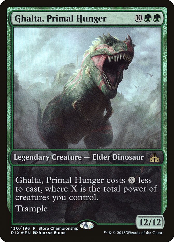 Ghalta, Primal Hunger - Foil - Store Championship Promo