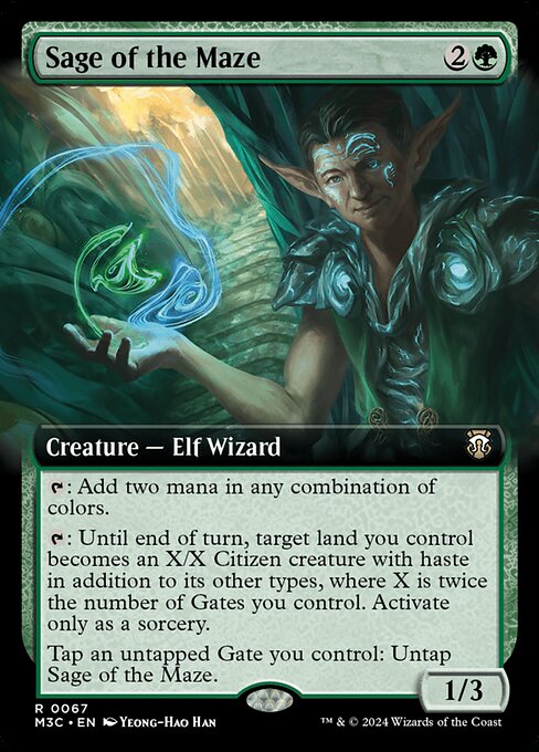 Sage of the Maze - Ripple Foil