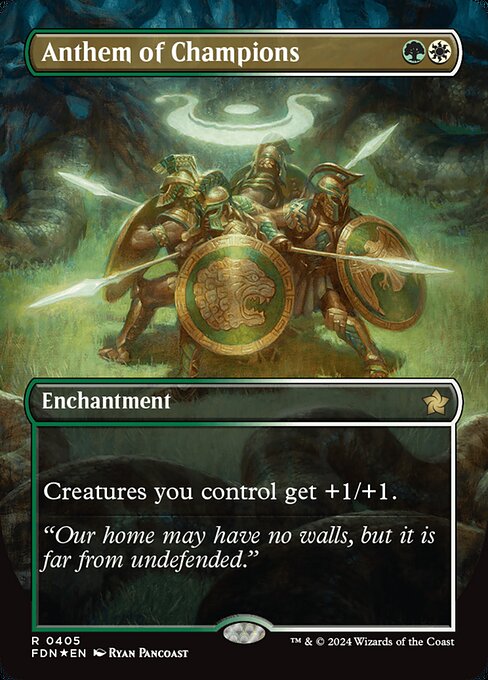 Anthem of Champions - Mana Foil