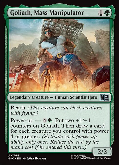 Goliath, Mass Manipulator - Foil